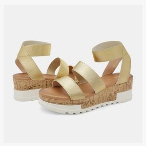 🆕 DREAM PAIRS Gold Platform Sandals – Multiple Sizes Available